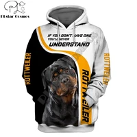 love rottweiler dog 3d printing fashion mens hoodie streetwear pullover autumn sweatshirt unisex casual jacket tracksuit dw681