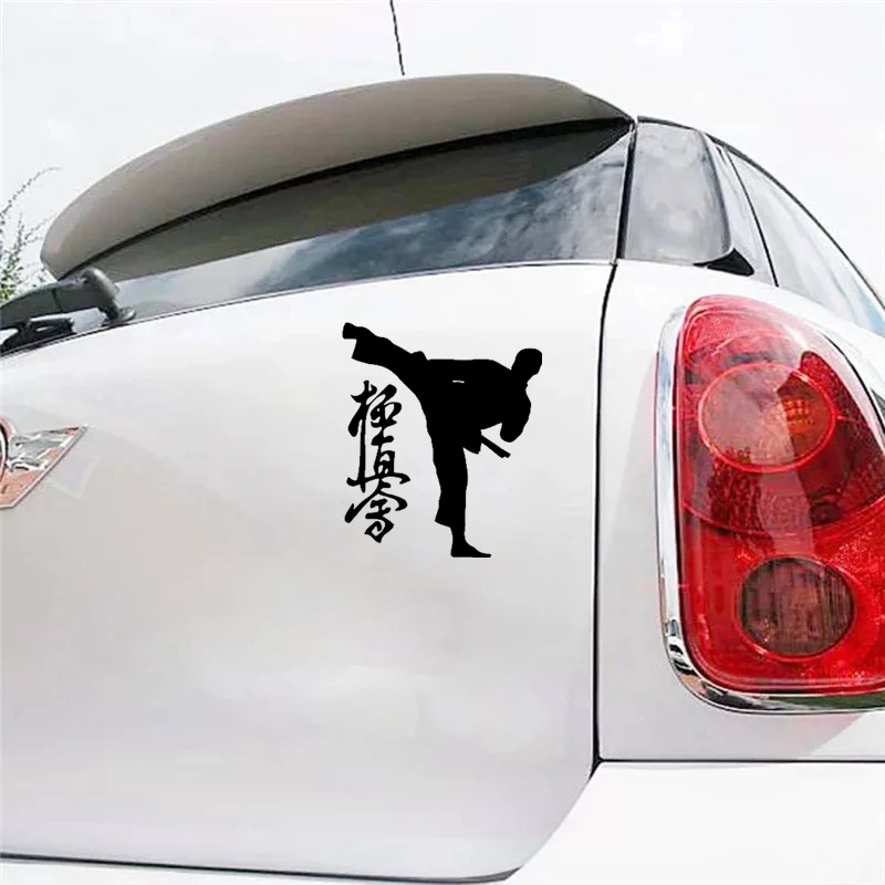 CS-1521#15*17 7см наклейки на авто Карате с иероглифом машину наклейка для автонаклейка