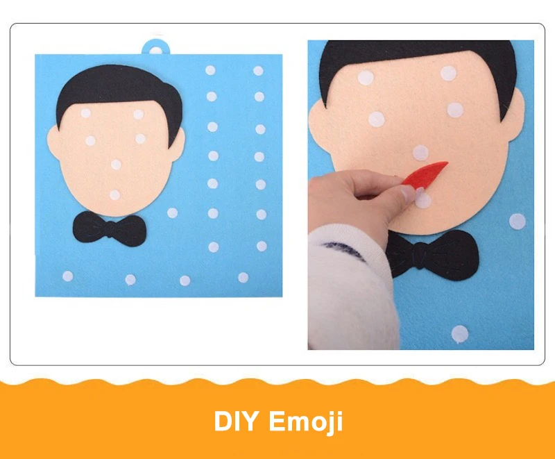 Children Recognition Training EVA 3D Parents and Kids Five Sense Organs DIY Assembling Puzzles Jigsaw 1 Set Educational Toys