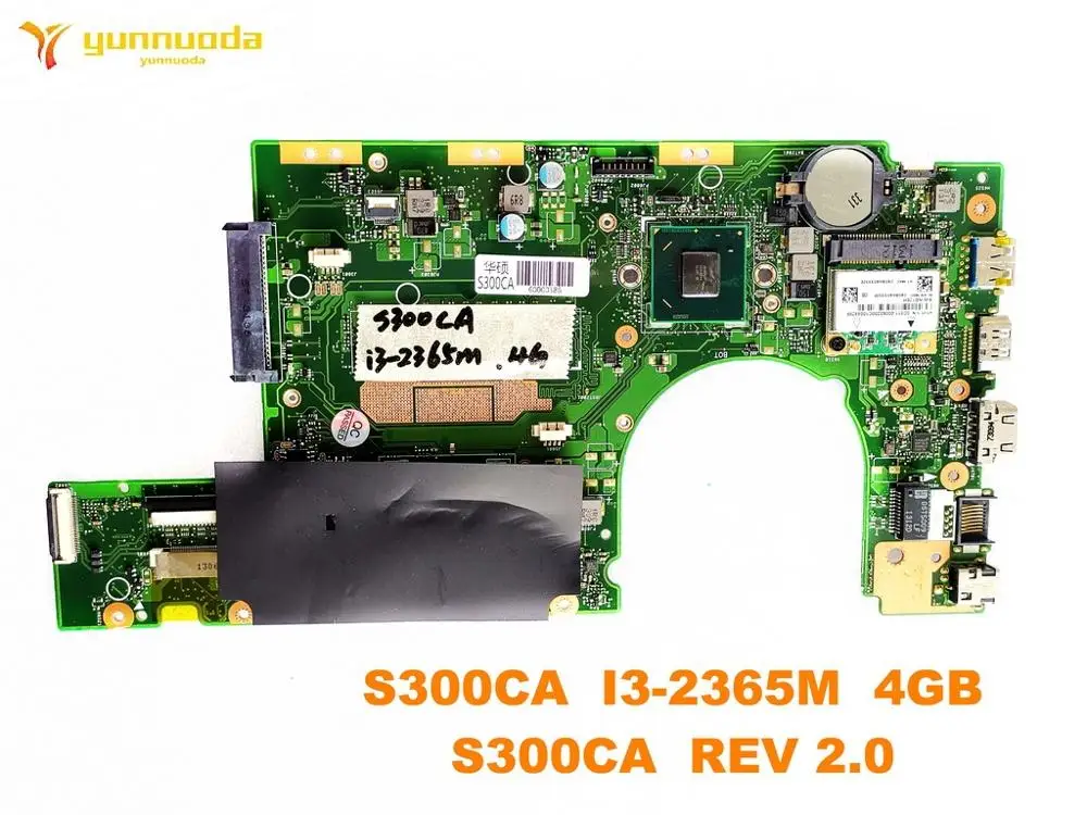 Оригинальный дизайн для ASUS S300CA Материнская плата ноутбука I3 2365M 4 Гб REV 2 0