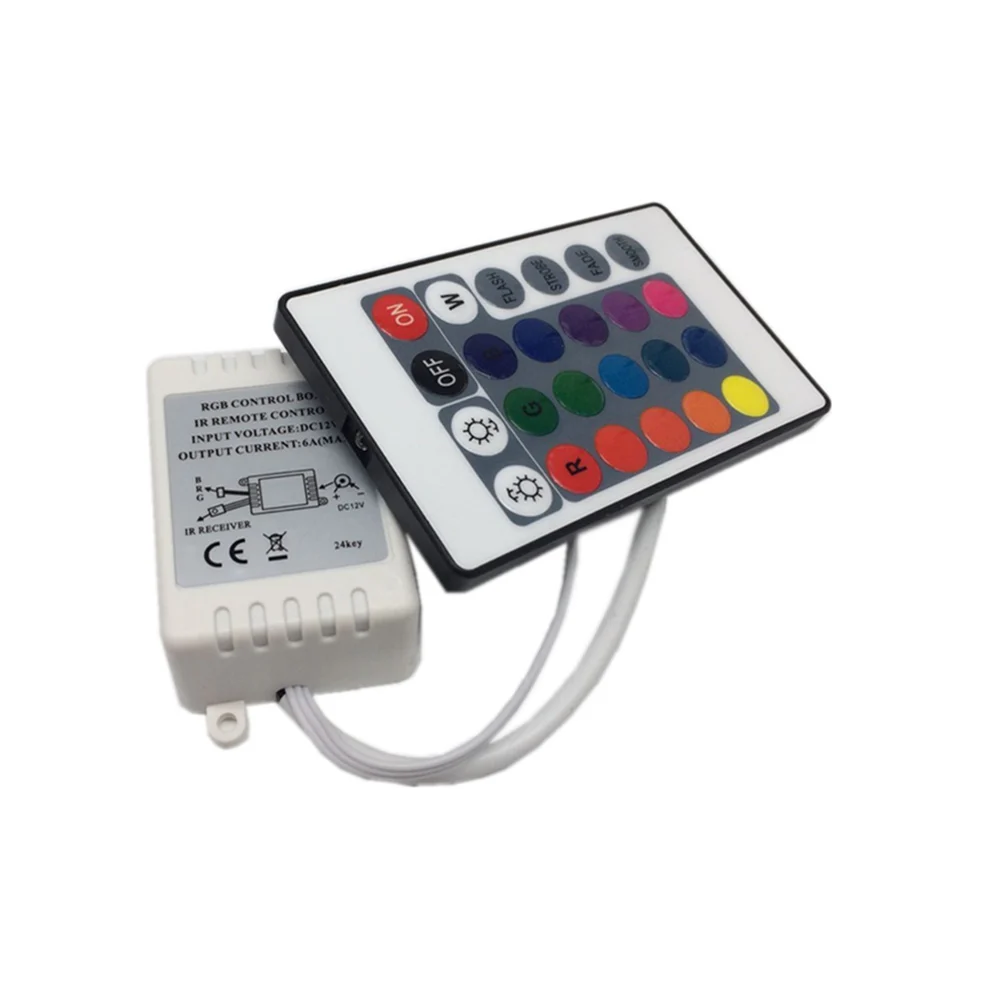 10 шт. 24 клавиши двойные разъемы ИК пульт дистанционного управления красный