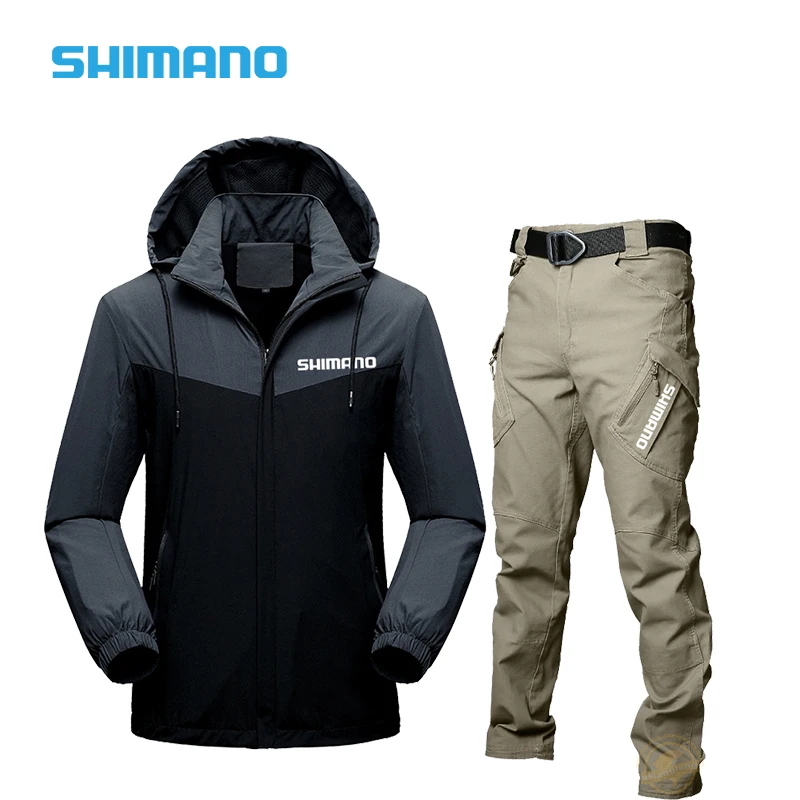 

SHIMANO Men's Autumn Winter Fishing Clothes Outdoor Cycling Hiking Sport Fishing Suits Mountaineering Hunting Fishing Jackets