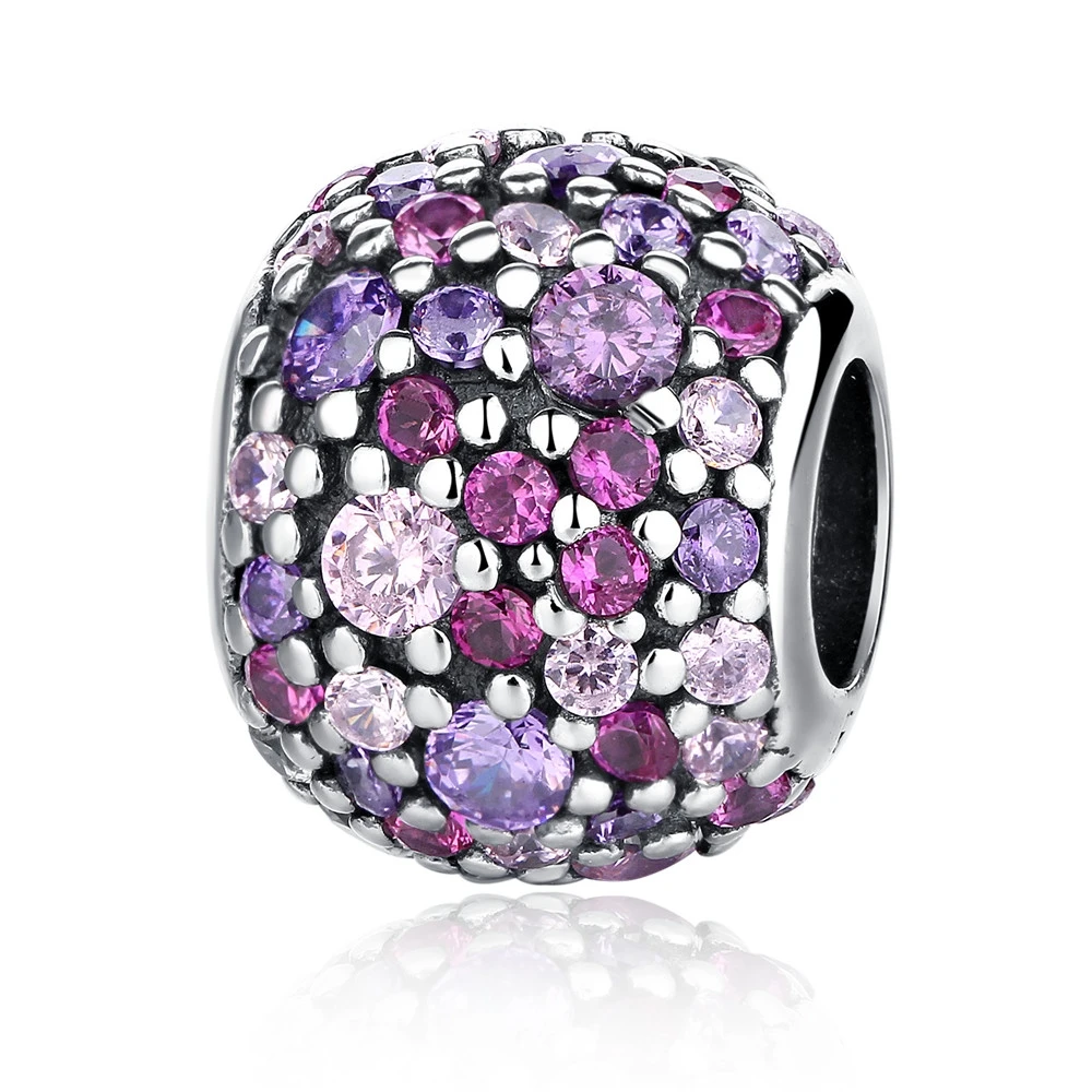 

Pandach Authentic 100% 925 Sterling Silver Shiny Zircon Charms Fit Original Design Bracelet Making Fashion Jewelry DIY C1601