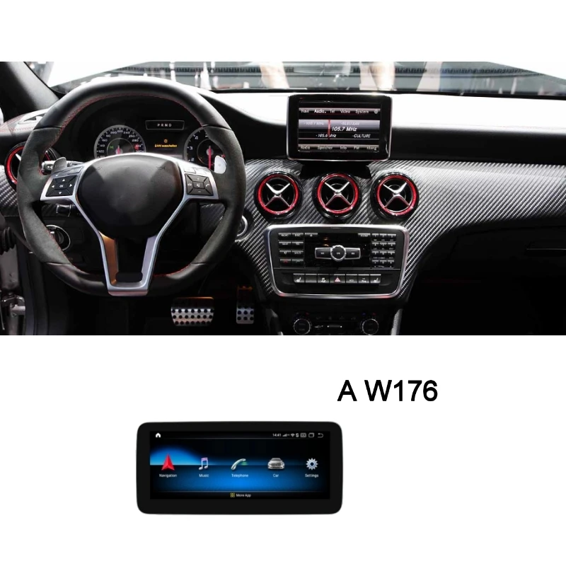 Автомобильный мультимедийный плеер GPS аудио радио CarPlay TPMS навигация для Mercedes Benz MB