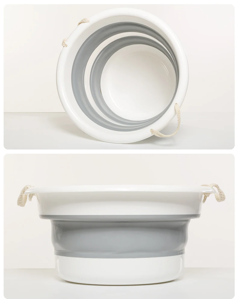 Большая емкость 30л Силиконовое Ведро складное ведро с ручкой на открытом воздухе