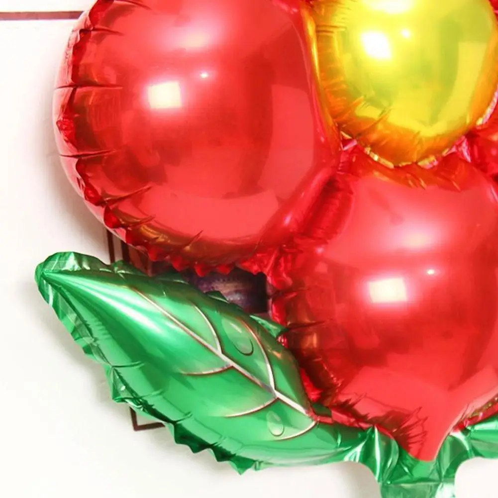 

Colored Five-petal Flower Red Rose Foil Balloon Wedding Birthday Balloons Shop Decoration Ball Opening Favorite Toy Girl Li T7r2