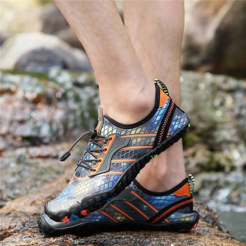 Акватуфли унисекс дышащие сандалии для плавания и воды восхождения мужчин