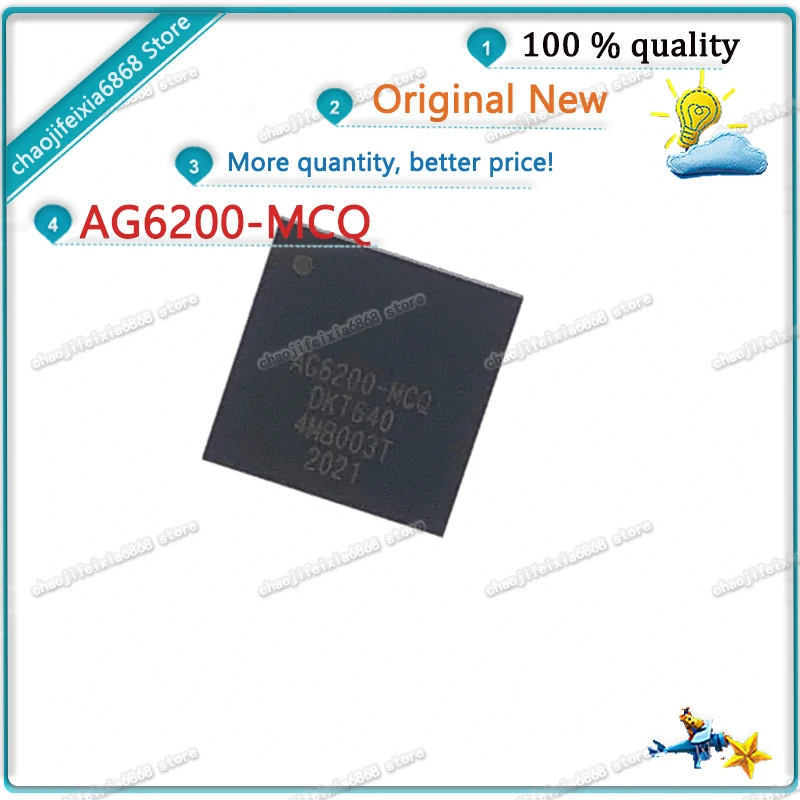 1pcs/lot! AG6200-MCQ AG62OOMCQ QFN-48 AG6200 AG62OO MCQ QFN48 DAC digital-to-analog conversion HDMI to VGA NEW ORIGINAL | Электронные