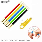 Выпрямитель для сетевого кабеля H0 CAT5 CAT6 CAT7 Loosener, оба конца с мини-зачисткой проводов, Отличное использование небольшого инструмента (пять цветов)