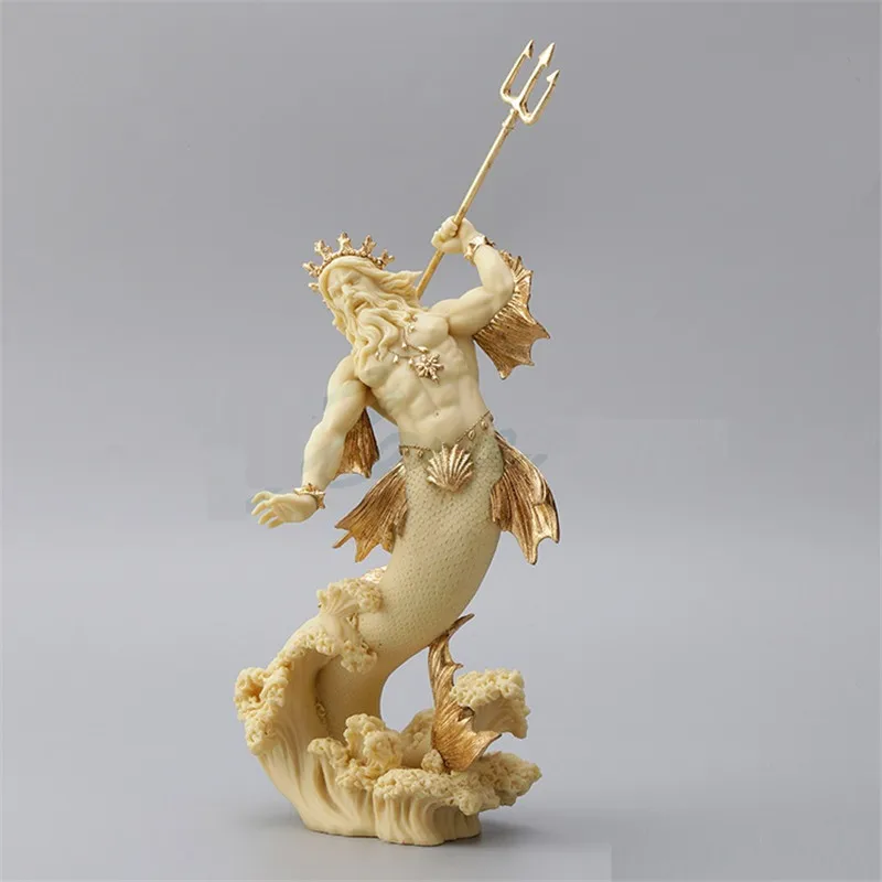 Европейская Греция художественная скульптура Poseidon статуэтка Нептуна Статуэтка