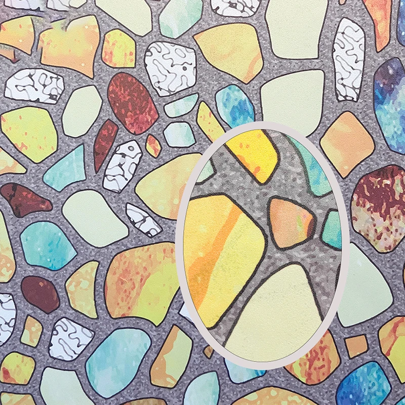 Электростатическая Адсорбция художественные наклейки для декора стеклянного