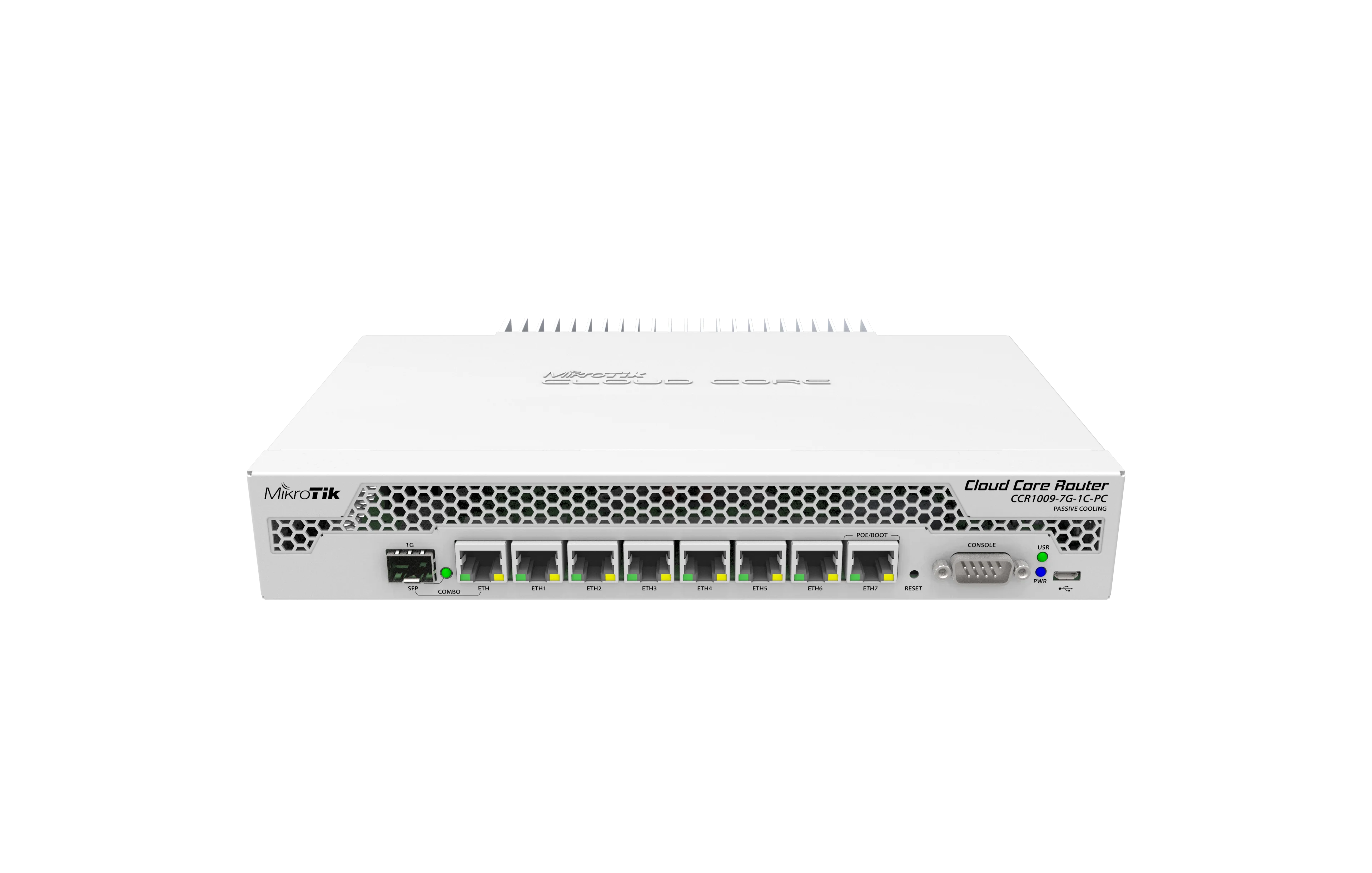 Mikrotik CCR1009-7G-1C-1S + ПК-роутер 7xGigabit Port s 1xCombo-порт (SFP или Gigabit Ethernet) 1xsfp Кейдж 9-ядерный