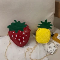ladys purses and handbags cute fruit strawberrypineapple crossbody bags for lady small coin wallet girls clutch bag