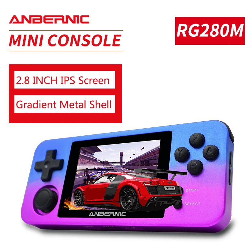 PS1 ANBERNIC RG350M Ретро игры в алюминиевом корпусе видеоигры портативная игровая