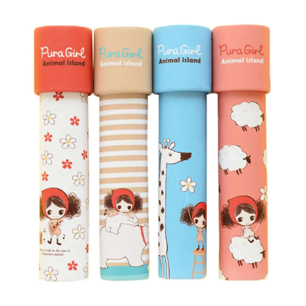 Вращающийся Деревянный калейдоскоп вращающийся фантазийный мир детская игрушка