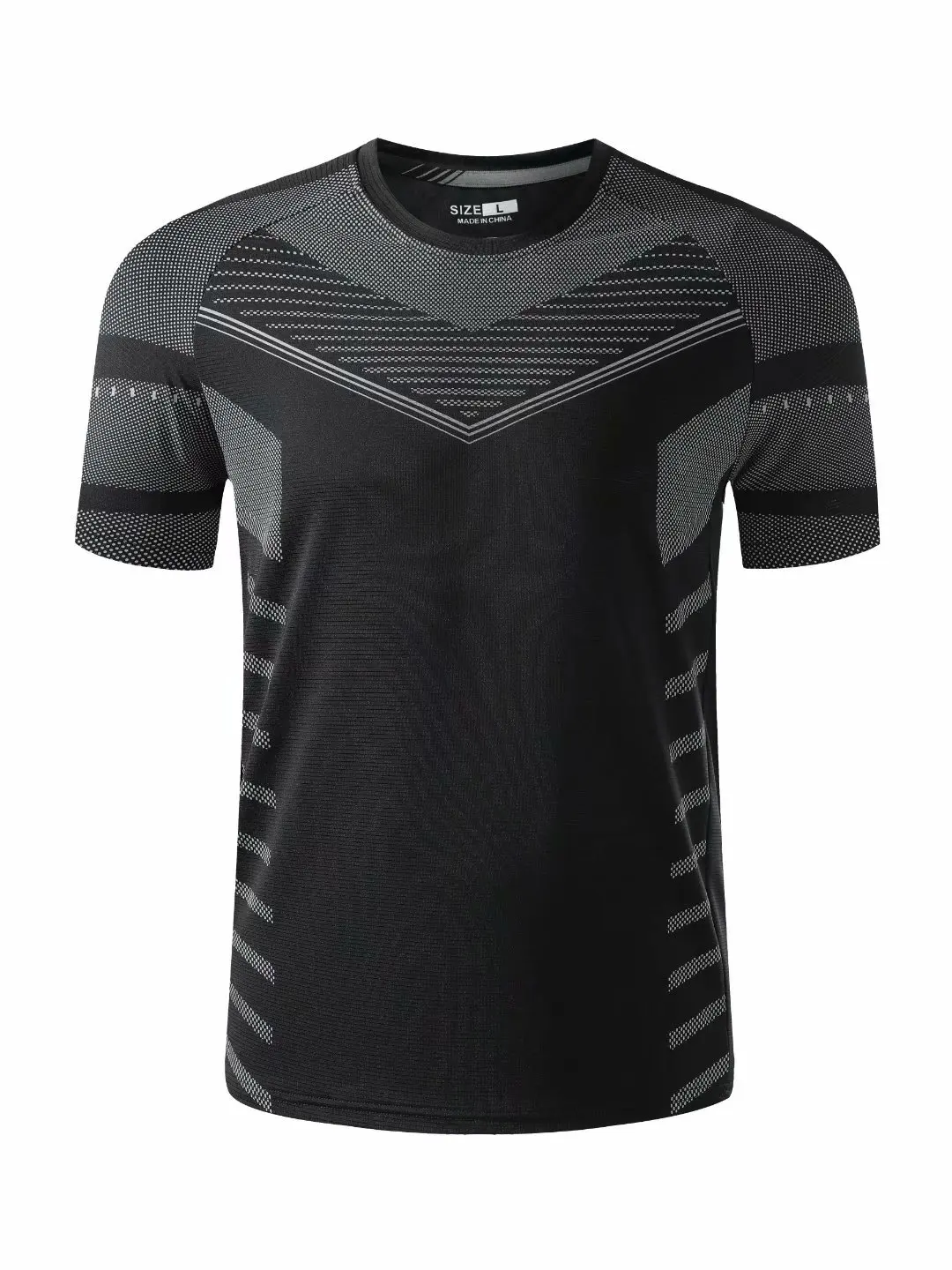 

Summer compression Breathable Short Sleeve Men Running Fitness Tshirt elastic Quick Dry Sports Bodybuilding Training Shirts