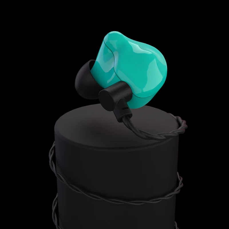 VS3 Cyan VSONIC VS3 Айсберг Динамический драйвер HiFi аудио в ухо монитор наушники с 2 Pin 0,78 мм съемный кабель - Цвет: VS3 Cyan