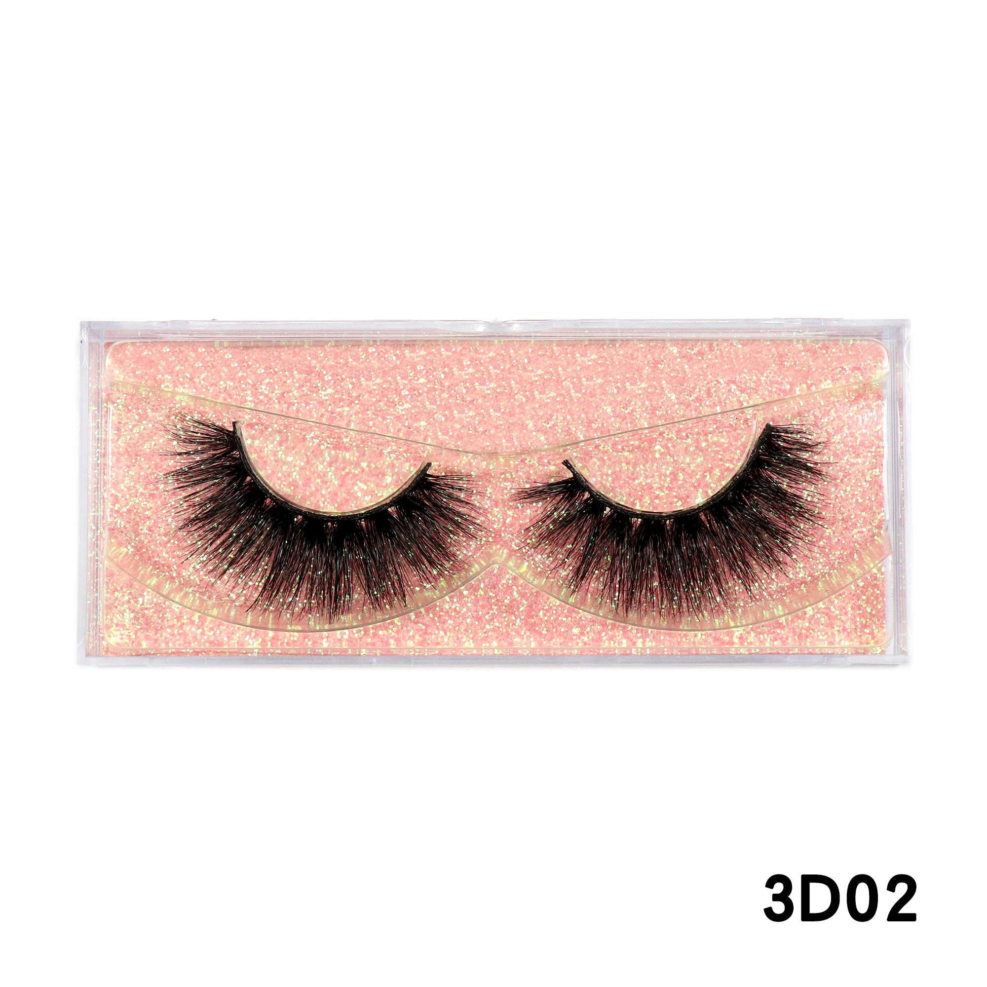 

HEYME Eyelashes 20 Pairs/Lot 10-18mm 3D Mink Lashes Dramatic Fluffy Soft Wispy Volume Cruelty-Free Reusable Cross False Eyelash