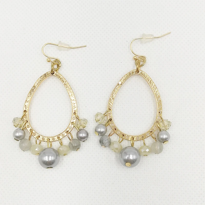 Женские серьги с подвеской в подарок от производителя из сплава Zine | Украшения и