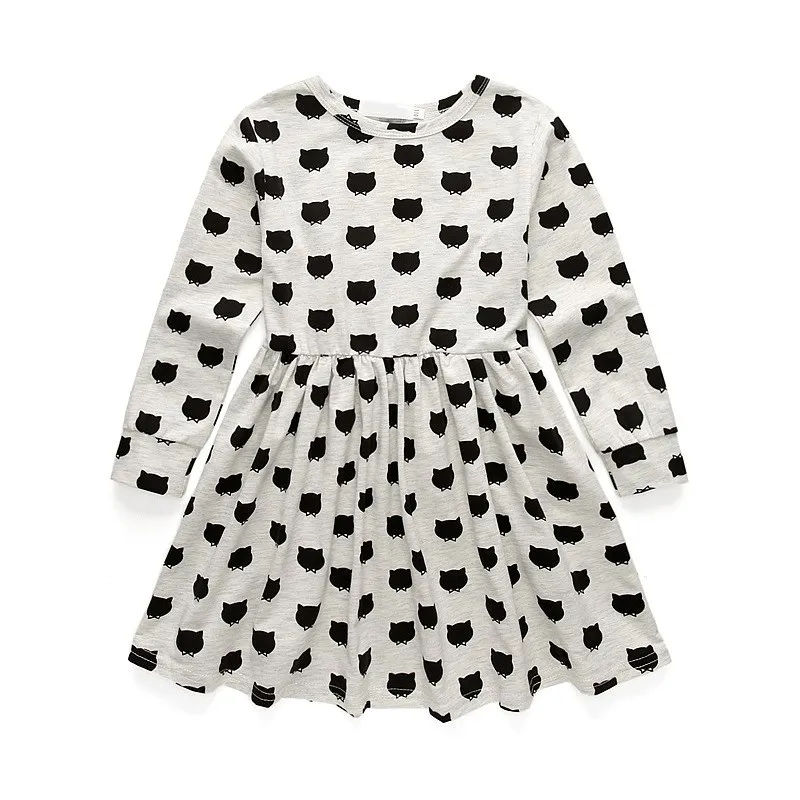 Детское платье с длинным рукавом на весну/осень 2021 | Детская одежда и обувь