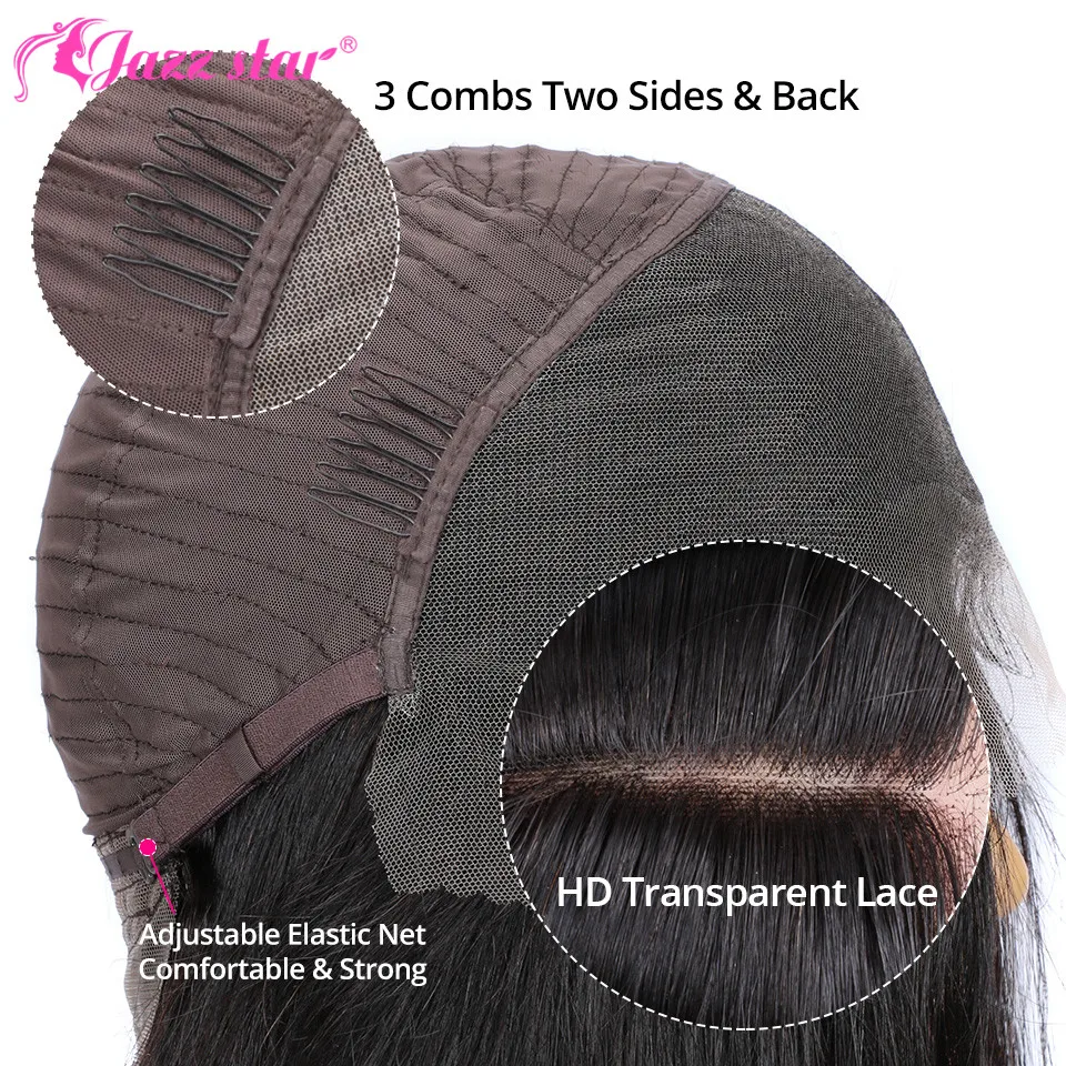 Бразильские Прямые кружевные передние волосы Wig13x4 человеческие предварительно