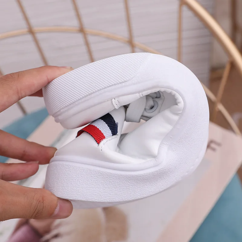 Новинка 2020 года сезон весна женская повседневная обувь цвет белый розовый