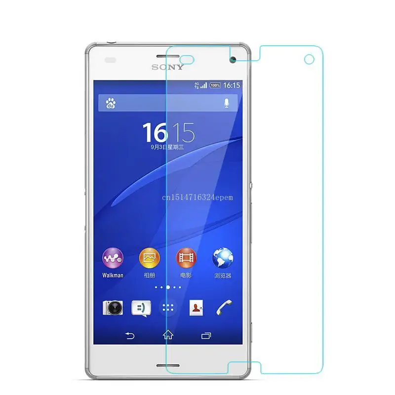 2 шт./лот 9H 0 3 мм 2.5D Закаленное стекло для Sony Xperia Z3 Compact Z1 Z2 Z4 Z5 Premium Противоударная