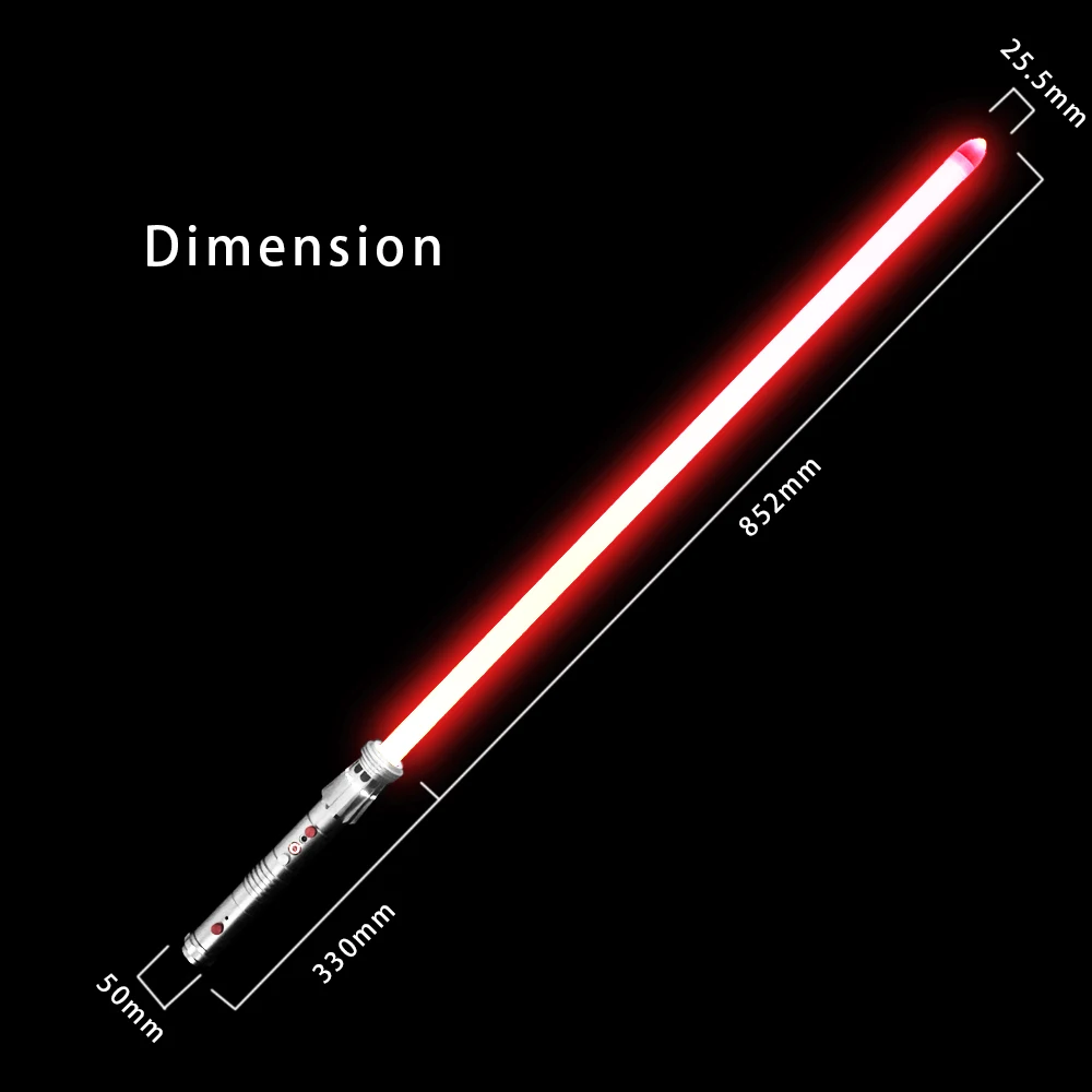 RGB 16 цветов Darth Maul Lightsaber Jedi Sith Laser Реплика Sword Force FX Saber металлическая ручка PC Blade Heavy