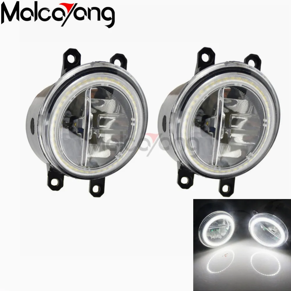 

2 шт. автомобиль 4000LM светодиодный лампы передние противотуманные фары светильник Ангел глаз DRL H11 12V для Toyota Prius 2009 2010 2011 2012