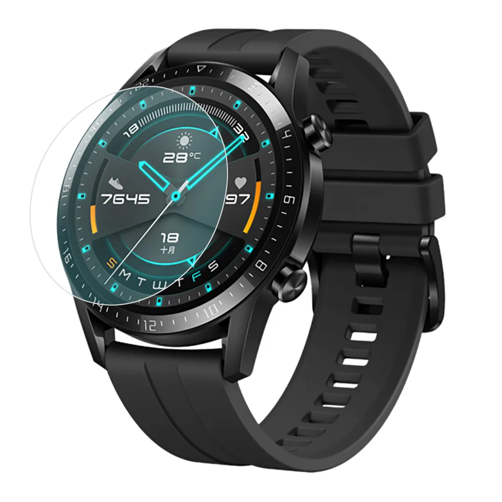 3 шт./лот защита экрана из закаленного стекла для huawei Watch GT 2 (46 мм) Защита
