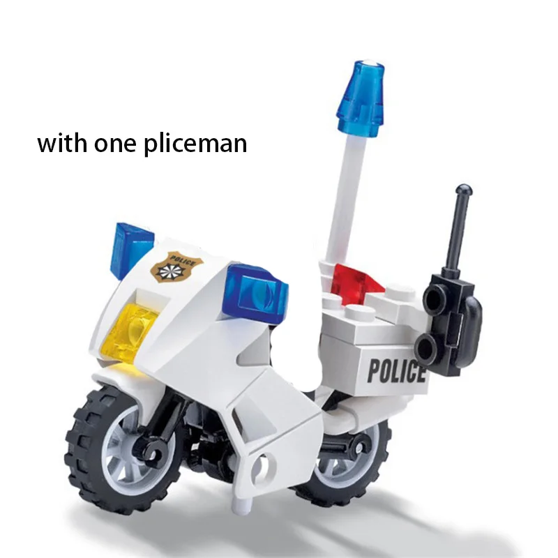 Конструктор полицейский вертолет пожарный самолет совместимый с конструктором