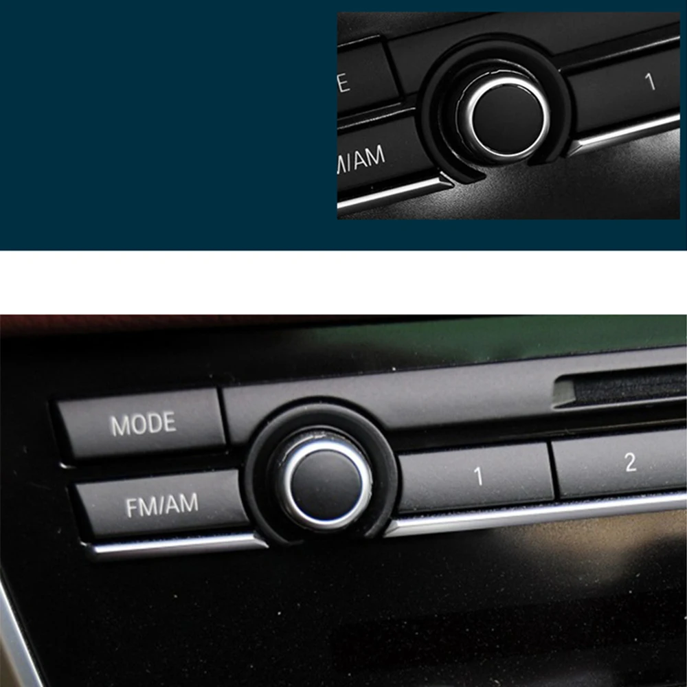 15*15mm Car Switch Button For BMW F10 F18 F07 F02 F15 7 Series 5 Radio Volume Knob CD Machine | Автомобили и мотоциклы