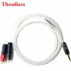 Thouliess Hi-Fi 1,8 метра 2,5 мм TRRS сбалансированный 8 кронов посеребренный кабель для наушников HD600 HD650 HD525 545 565 580