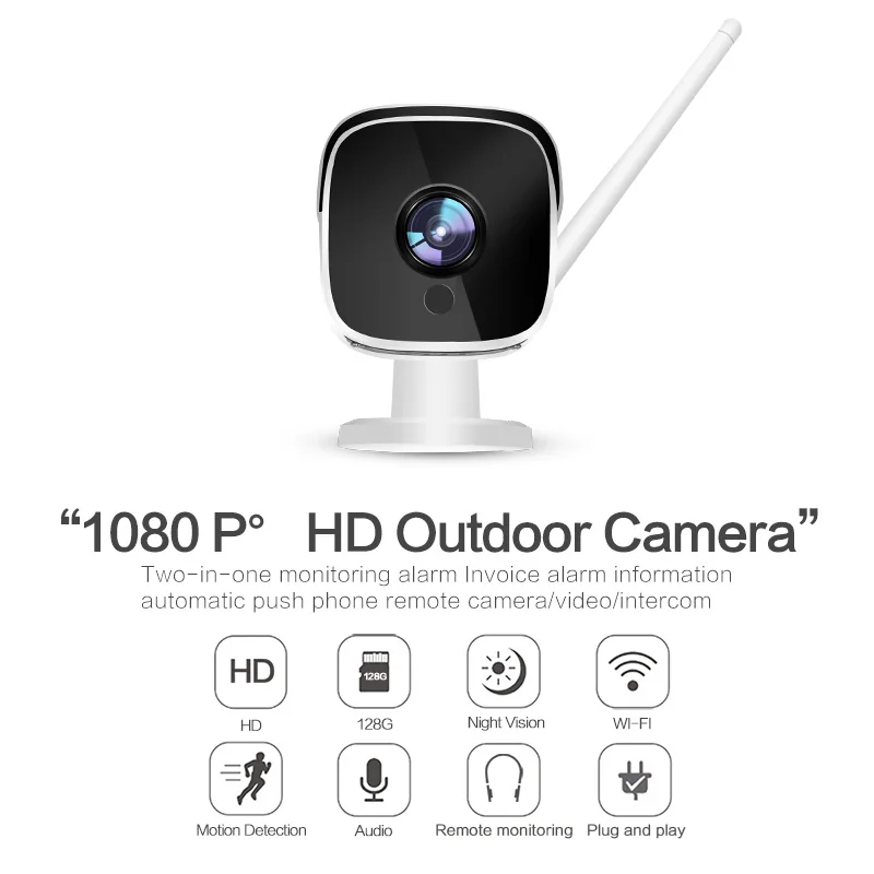 Vikewe HD 1080P ip-камера наружная WiFi домашняя камера безопасности беспроводная