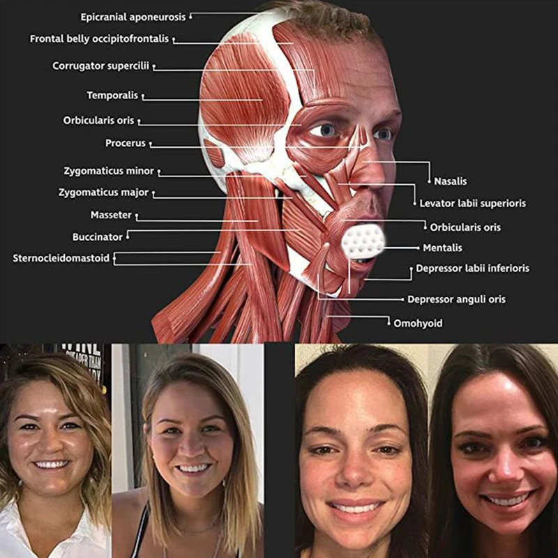 

Fitness Face Masseter men facial pop n go mouth jawline Jaw Muscle Exerciser chew ball chew bite breaker training Body Skin Care
