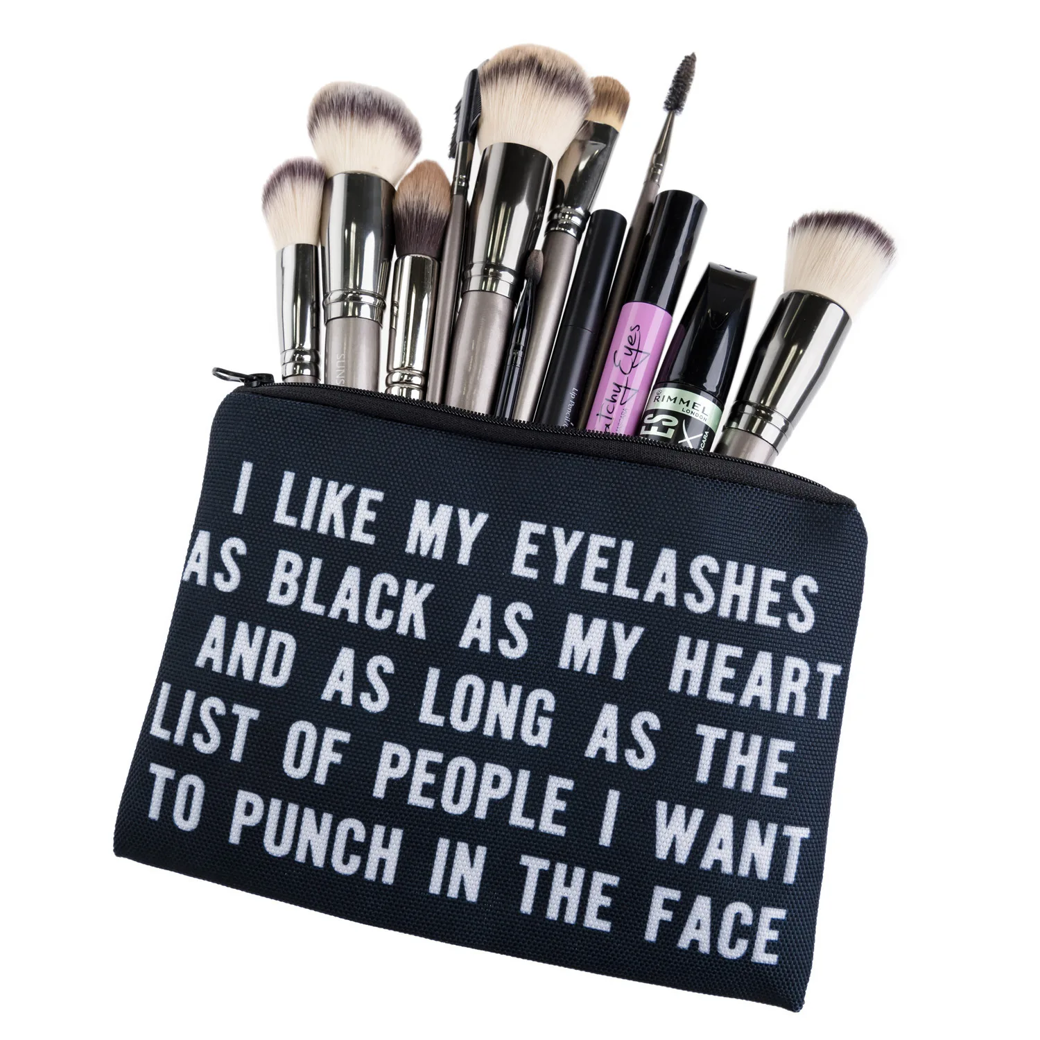 

Funny Cute Letter Printing High Quality Makeup Bags for Women 2021 New Fashionable Harajuku Street Style Organizer for Cosmetics