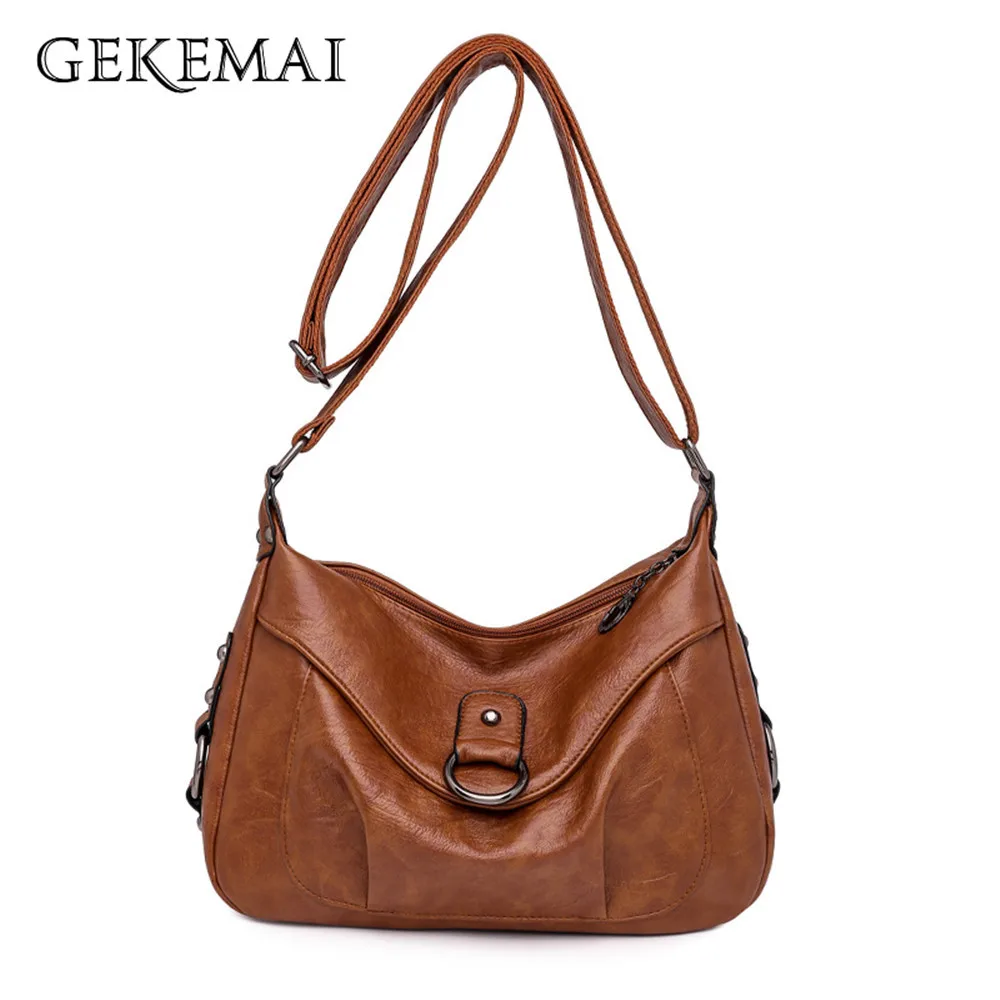 

Сумка женская через плечо из искусственной кожи, 2020