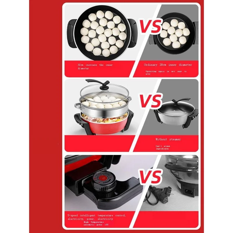 aletleri keuken apparaten commercial home kitchen appliance catering restaurant equipment keukenapparatuur electric skillet free global shipping