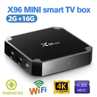 X96 MINI S905W Android 7,1. 9,0 ТВ-приставка четырехъядерный HD медиаплеер WIFI телеприставка 2 Гб 16 Гб ТВ-приемники европейская вилка доставка из России