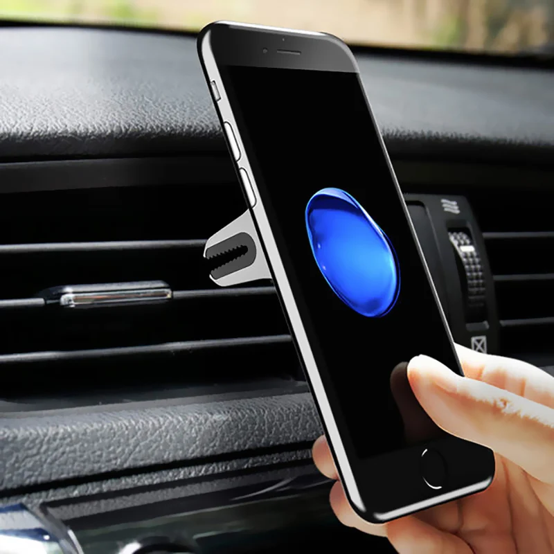 Multi-Function Universal Finger Ring Holder In car Air Vent Mount Support Mobile Cell Smart Phone Stand For iPhone XS X XIAOMI
