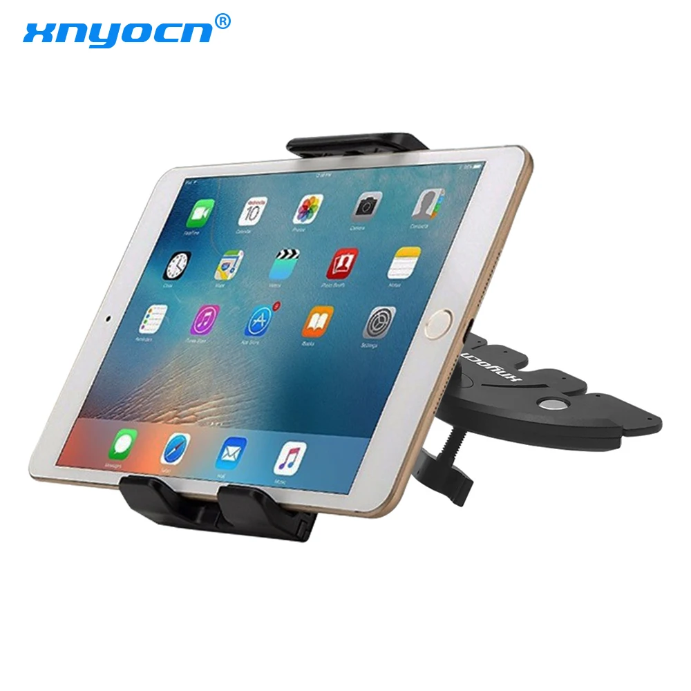 Регулируемый автомобильный держатель XNYOCN с CD слотом для планшетов и телефонов