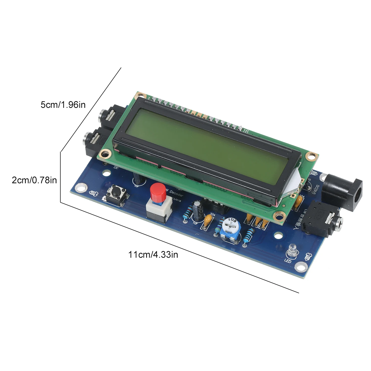 KKmoon декодер Любительский радиоприемник CW считыватель кодов Morse переводчик для