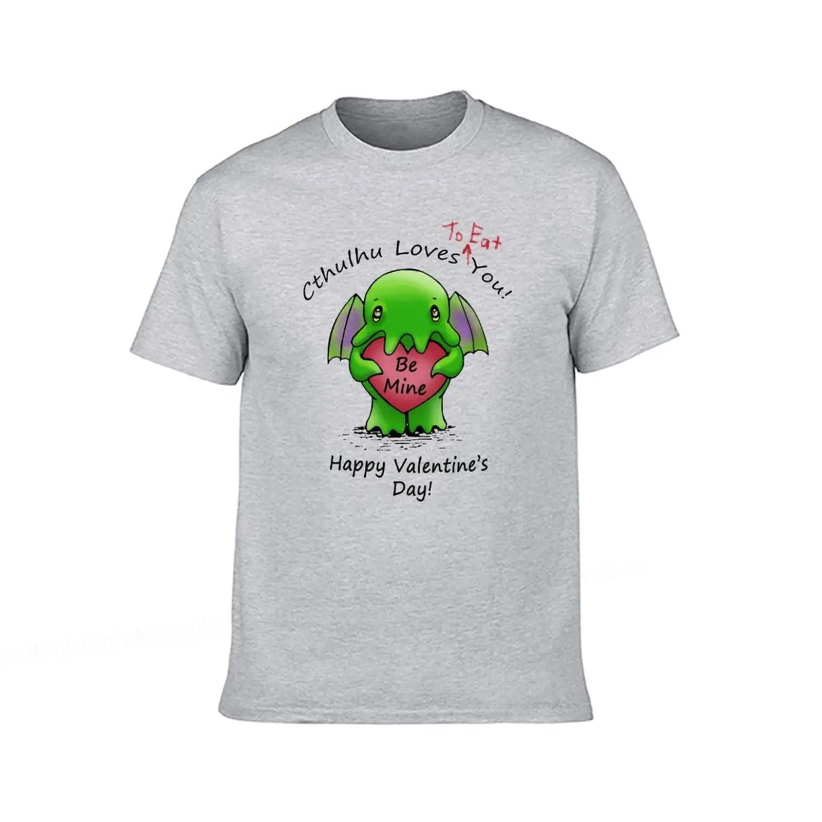 

Cthulhu, мужские футболки с надписью «Love You Cthulhu», повседневные топы, футболки в стиле хип-хоп, футболки с коротким рукавом и принтом, индивидуаль...