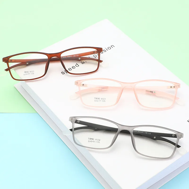 Стильные TR90 очки легкие Гибкая оптическая оправа женские мужские Rx able