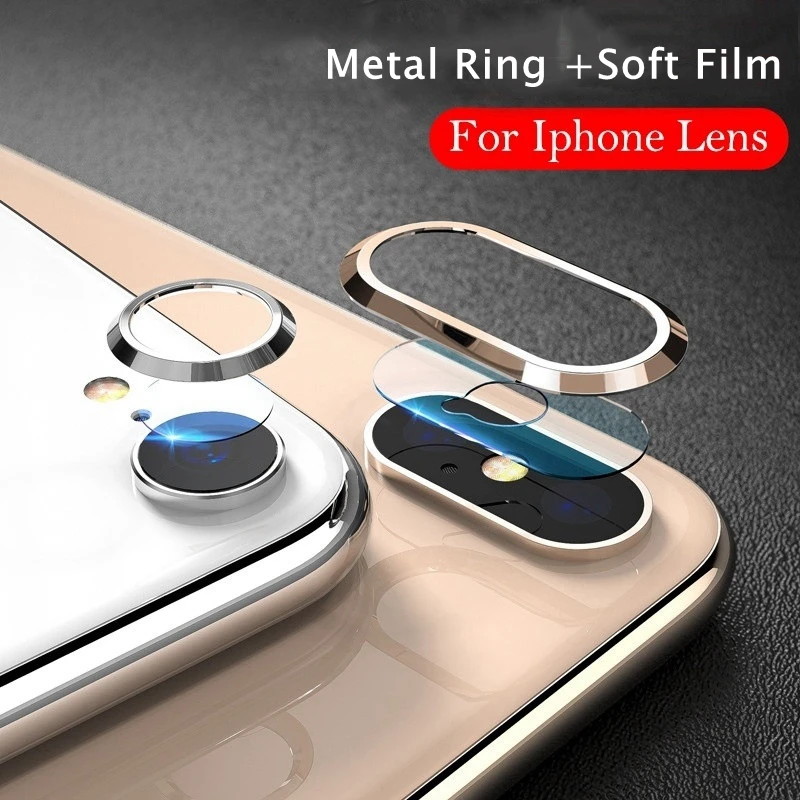 

Camera Lens Protector For iPhone Xr XS Max X 7 8 6 6s Plus Accessories Ptotective Glas for iphone SE 2020 Back Lens Film Ring