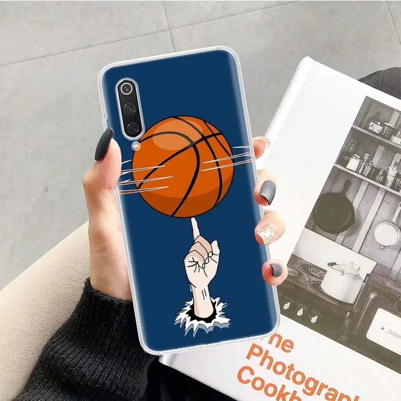 Баскетбольный чехол для телефона Xiaomi Poco X3 GT X4 Nfc F3 F2 F1 M3 M2 M4 Pro Mi Note 10 Lite A3 A2 A1 CC9E |