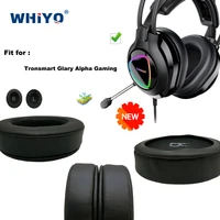 new upgrade replacement ear pads for tronsmart glary alpha gaming headset parts leather cushion velvet earmuff earphone sleeve