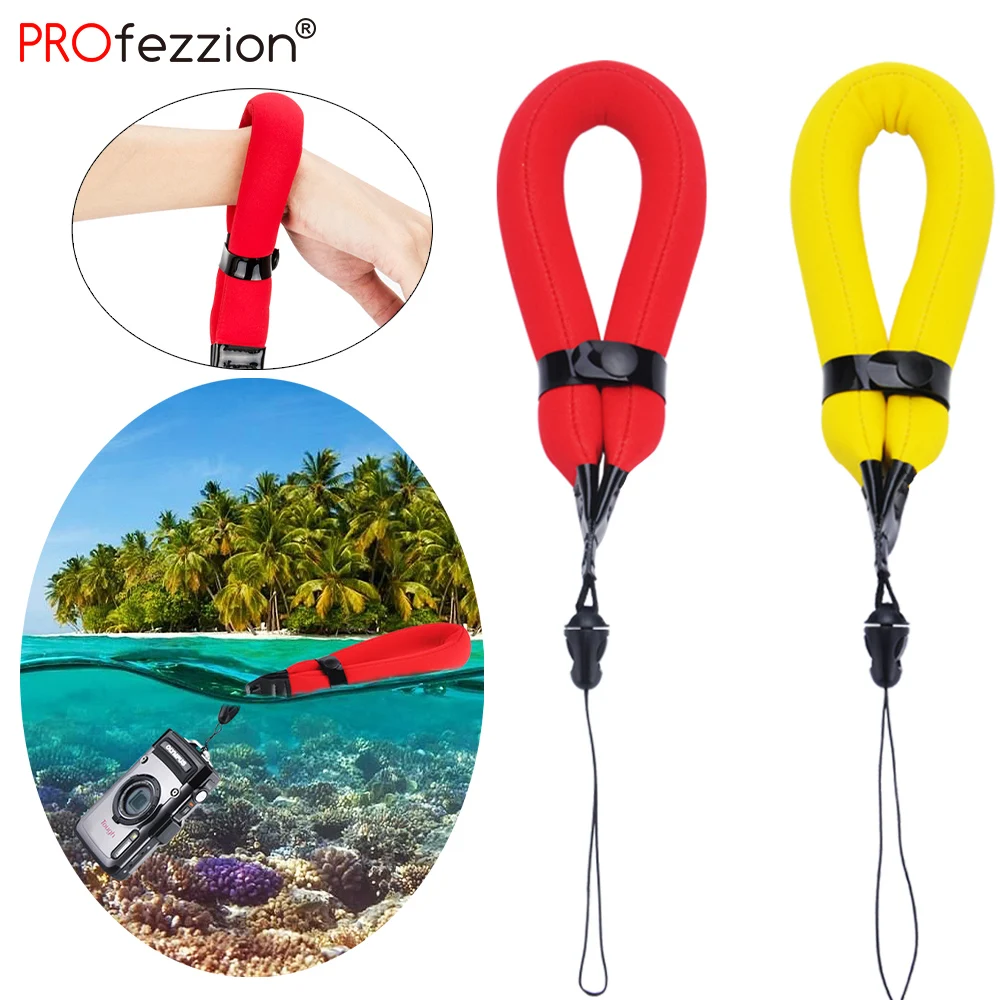 

For Gopro Float Wrist Straps Waterproof Ajustable Action Camera Strap for Gopro Hero 10 9 8 7 6 Olympus TG6 TG5 Canon Nikon Sony