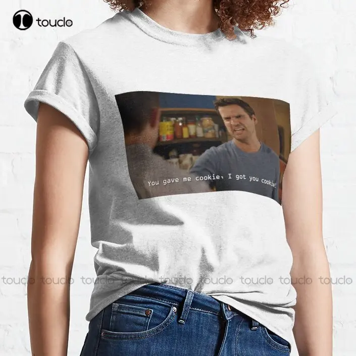 

New New Girl - Nick: You Gave Me Cookie I Got You Cookie! Classic T-Shirt Oversized T Shirt Cotton Tee Shirts S-5Xl