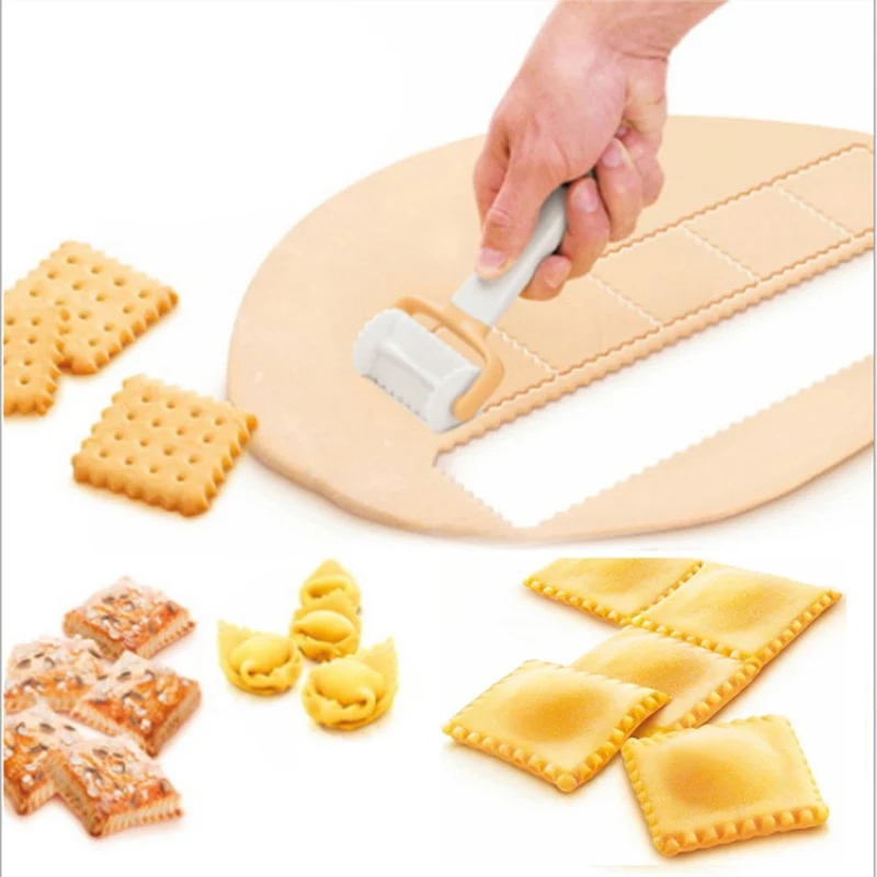 Кондитерские инструменты Круглый квадратный раскатной нож для теста пельменей